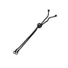Stainless Steel Adjustable Rubber Bead Box Chain Bolo Diy Bracelet Jewelry Accessories Electroplated