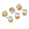 Stainless Steel And Artificial Diamond Round Geometric Pendant Jewelry Accessories