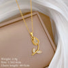 Stainless Steel And Copper Animal Zodiac Cartoon Style Allmatch Clavicle Necklace