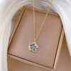 Stainless Steel And Copper Women's Allmatch Clavicle Chain Necklace With Colorful Stars Animal And Zodiac Pattern Cartoon Style
