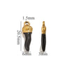 Stainless Steel And Foot Silver Three Dimensional Pepper Pendant Dripping Oil Plated 18K Diy Handmade Earrings And Bag Pendant Material