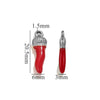 Stainless Steel And Foot Silver Three Dimensional Pepper Pendant Dripping Oil Plated 18K Diy Handmade Earrings And Bag Pendant Material