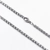 Stainless Steel And 925 Silver Keel Chain Flower Basket Chain Hanging Chain With Lobster Clasp Electroplated Titanium Steel Necklace