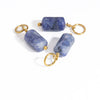 Stainless Steel And Stone Jewelry Accessories Handmade Oval Pattern Electroplated Necklace Bracelet Earrings Pendant