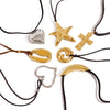 Stainless Steel And Titanium Steel Animal Style Starfish Necklace With Geometric Pattern And Electroplating Treatment For Women
