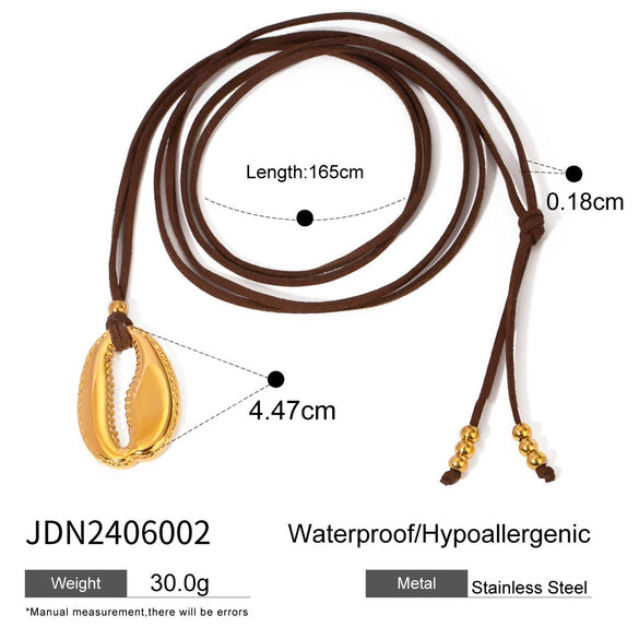 Stainless Steel And Titanium Steel Animal Style Starfish Necklace With Geometric Pattern And Electroplating Treatment For Women