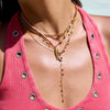 Stainless Steel And Titanium Steel Animal Zodiac Pattern Necklace For Women Electroplated Jewelry