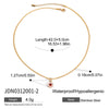 Stainless Steel And Titanium Steel Animal Zodiac Pattern Necklace For Women Electroplated Jewelry