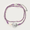 Stainless Steel And Titanium Steel Bracelet With Natural Baroque Pearl Conch Pendant Electroplating Design