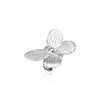 Stainless Steel And Titanium Steel Butterfly Open Ring Jewelry With Polished Electroplating For Women