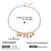 Stainless Steel And Titanium Steel Butterfly Pendant Necklace For Women Electroplated Jewelry