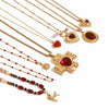 Stainless Steel And Titanium Steel Cross Geometric Pattern Electroplated Women's Necklace