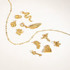 Stainless Steel And Titanium Steel Diy Pendant Jewelry Accessories With Electroplating Design