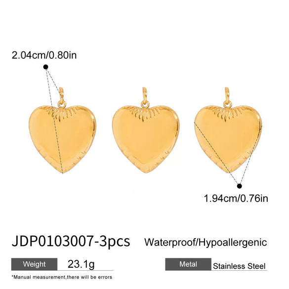 Stainless Steel And Titanium Steel Diy Pendant Jewelry Accessories With Electroplating Design