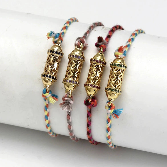 Stainless Steel And Titanium Steel Dopamine Bracelet With Geometric And Heart Pattern Electroplating