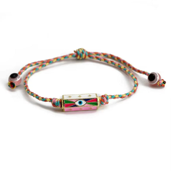 Stainless Steel And Titanium Steel Dopamine Bracelet With Geometric And Heart Pattern Electroplating