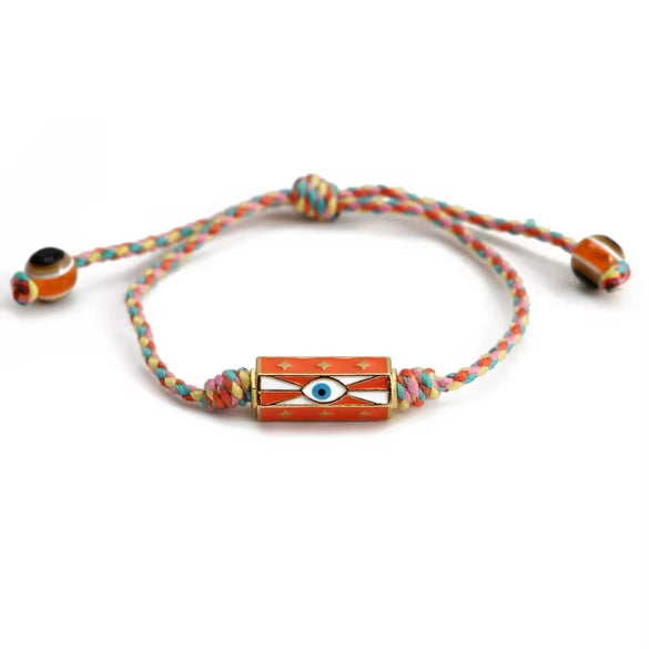 Stainless Steel And Titanium Steel Dopamine Bracelet With Geometric And Heart Pattern Electroplating