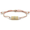 Stainless Steel And Titanium Steel Dopamine Bracelet With Geometric And Heart Pattern Electroplating