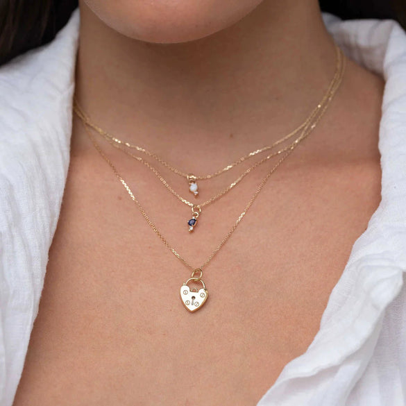 Stainless Steel And Titanium Steel Dopamine Necklace With Drop Shape Twelve Birthstone Pendants Electroplated Simple Minimalist Style Unisex