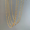 Stainless Steel And Titanium Steel Double Lip Chain Snake Bone U Shape Hiphop Women's Light Luxury Niche Design Sense Clavicle Chain Necklace Accessories With Electroplating