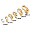 Stainless Steel And Titanium Steel Dshaped Mountaineering Buckle For Diy Jewelry Electroplated For Male Suitable For Leather Rope Necklace And Bracelet