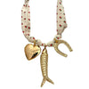 Stainless Steel And Titanium Steel Electroplated Animal And Zodiac Shape Necklace For Women
