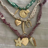 Stainless Steel And Titanium Steel Electroplated Animal And Zodiac Shape Necklace For Women