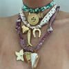 Stainless Steel And Titanium Steel Electroplated Animal And Zodiac Shape Necklace For Women