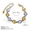 316L Stainless Steel And 316L Stainless Steel Electroplated Women's Earrings Bracelet Necklace Set Hiphop Fashion