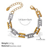 316L Stainless Steel And 316L Stainless Steel Electroplated Women's Earrings Bracelet Necklace Set Hiphop Fashion