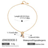 Stainless Steel And Titanium Steel Freshwater Pearl Clavicle Chain Ins Style Electroplated