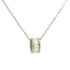 Stainless Steel And Titanium Steel Geometric Electroplating Pendant Necklace Jewelry