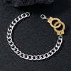 Stainless Steel And Titanium Steel Geometric Handcuffs Style Jewelry For Men And Women With Electroplating Treatment
