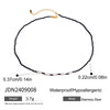 Stainless Steel And Titanium Steel Geometric Love Pendant Necklace For Women With Electroplating Treatment