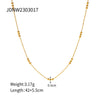 Stainless Steel And Titanium Steel Geometric Style Electroplated Women's Necklace