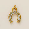 Stainless Steel And Titanium Steel Geometric Style Pendant Necklace With Electroplating And Vacuum Plated 18K Gold Color Protection