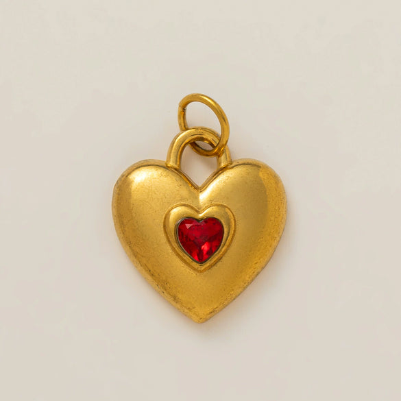 Stainless Steel And Titanium Steel Geometric Style Pendant Necklace With Electroplating And Vacuum Plated 18K Gold Color Protection