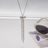 Stainless Steel And Titanium Steel Geometric Tassel Necklace Electroplating Women's Jewelry