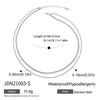 Stainless Steel And Titanium Steel Geometric Tassel Necklace Electroplating Women's Jewelry