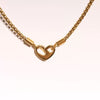 Stainless Steel And Titanium Steel Hand Painted Geometric Flower Pendant Necklace For Women With Electroplating