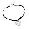Stainless Steel And Titanium Steel Heart Clavicle Chain Necklace With Electroplating And Vintage Style