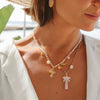 Stainless Steel And Titanium Steel Heart Shape Pendant Necklace With Electroplating And Colorful Dopamine Style
