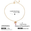 Stainless Steel And Titanium Steel Hollow Love Pendant Necklace With Powder Zirconium Electroplated Light Luxury Niche Jewelry For Women