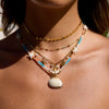 Stainless Steel And Titanium Steel Jewelry Geometric Style Electroplated Necklace For Women