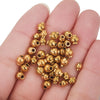 Stainless Steel And Titanium Steel Lantern And Curved Beads Vacuum Goldplated Electroplated Diy Handmade Jewelry Accessories Beads