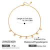 Stainless Steel And Titanium Steel Love Beaded Necklace With Electroplating For Women