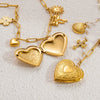 Stainless Steel And Titanium Steel Love Cross Pendant Necklace With U Shape Pattern Electroplated For Women Fashion Clavicle Chain