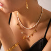 Stainless Steel And Titanium Steel Marine Life Jewelry Earrings Necklaces And Bracelets With Electroplating