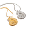 Stainless Steel And Titanium Steel Necklace Light Luxury Niche Jewelry With Electroplating Conch Flat Snake Chain For Women