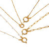 Stainless Steel And Titanium Steel Pearl Necklace Electroplated Light Luxury Niche Women's Jewelry